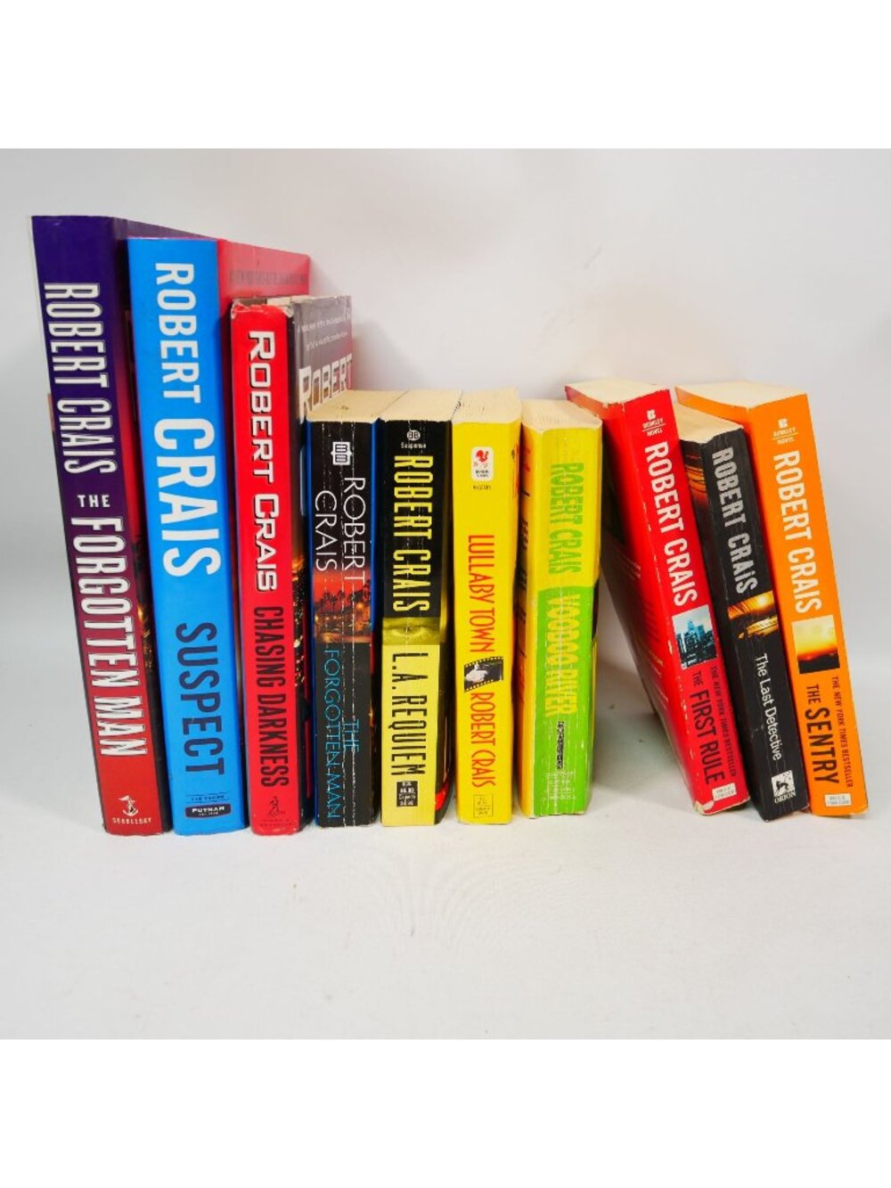 Robert Crais Mystery Thriller Hardcover & Paperback Book Lot Of 10 Titles